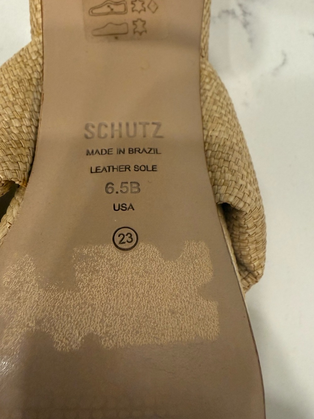 SCHUTZ Fairy High Sandal Block Heel Mules - Picture 5 of 6